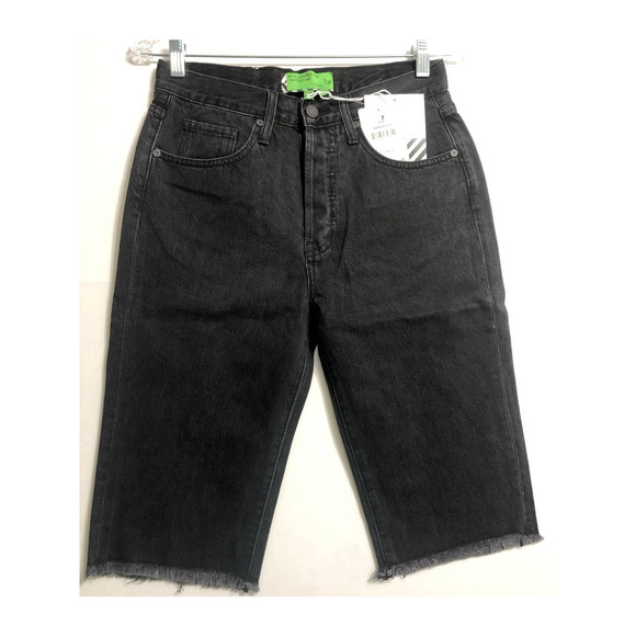 Sandrine Rose by FP Relaxed Fit Raw Hem Bermuda Shorts  Size 26 - Picture 1 of 7
